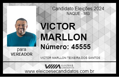 Candidato VICTOR MARLLON 2024 - NAQUE - Eleições