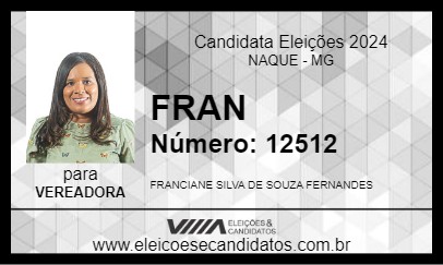 Candidato FRAN 2024 - NAQUE - Eleições