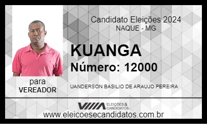 Candidato KUANGA 2024 - NAQUE - Eleições