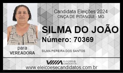 Candidato SILMA DO JOÃO 2024 - ONÇA DE PITANGUI - Eleições