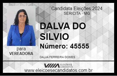 Candidato DALVA DO SILVIO 2024 - SERICITA - Eleições