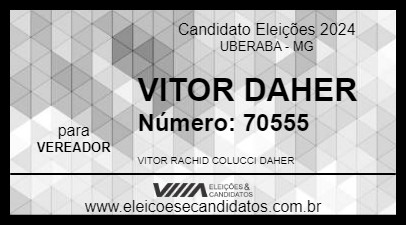 Candidato VITINHO DAHER 2024 - UBERABA - Eleições