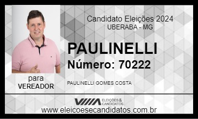 Candidato PAULINELLI 2024 - UBERABA - Eleições