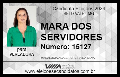 Candidato MARA DOS SERVIDORES 2024 - BELO VALE - Eleições