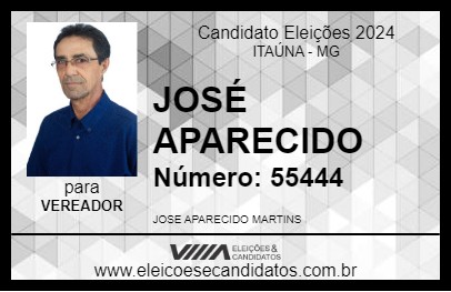 Candidato JOSÉ APARECIDO 2024 - ITAÚNA - Eleições