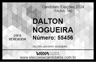 Candidato DALTON NOGUEIRA 2024 - ITAÚNA - Eleições