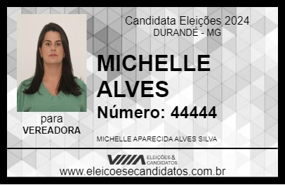 Candidato MICHELLE ALVES 2024 - DURANDÉ - Eleições