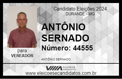 Candidato ANTÔNIO SERNADO 2024 - DURANDÉ - Eleições