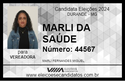 Candidato MARLI DA SAÚDE 2024 - DURANDÉ - Eleições