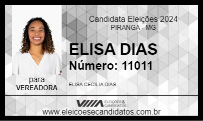 Candidato ELISA DIAS 2024 - PIRANGA - Eleições