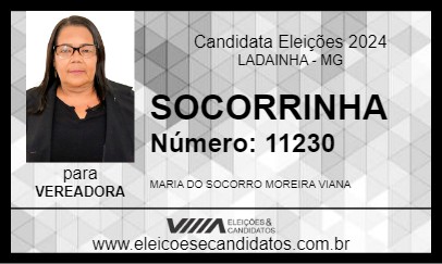 Candidato SOCORRINHA 2024 - LADAINHA - Eleições