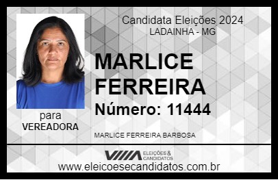 Candidato MARLICE FERREIRA 2024 - LADAINHA - Eleições