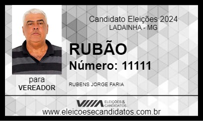 Candidato RUBÃO 2024 - LADAINHA - Eleições