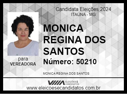 Candidato MONICA SANTOS 2024 - ITAÚNA - Eleições