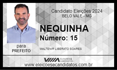 Candidato NEQUINHA 2024 - BELO VALE - Eleições