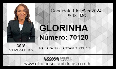 Candidato GLORINHA 2024 - PATIS - Eleições