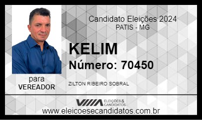 Candidato KELIM 2024 - PATIS - Eleições