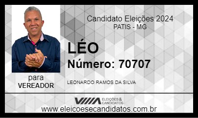 Candidato LÉO 2024 - PATIS - Eleições