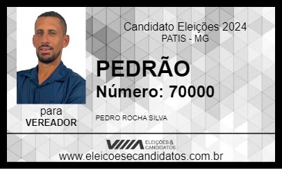 Candidato PEDRÃO 2024 - PATIS - Eleições