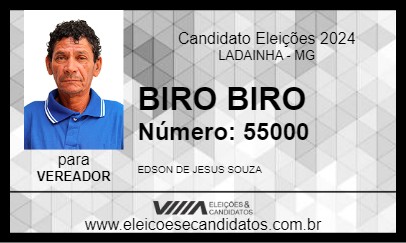 Candidato BIRO BIRO 2024 - LADAINHA - Eleições