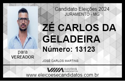 Candidato ZÉ CARLOS DA GELADEIRA 2024 - JURAMENTO - Eleições