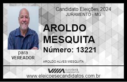 Candidato AROLDO MESQUITA 2024 - JURAMENTO - Eleições