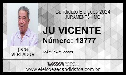 Candidato JU VICENTE 2024 - JURAMENTO - Eleições