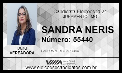 Candidato SANDRA NERIS 2024 - JURAMENTO - Eleições