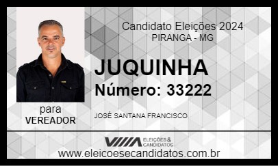 Candidato JUQUINHA 2024 - PIRANGA - Eleições