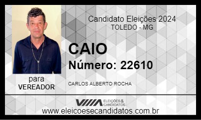 Candidato CAIO 2024 - TOLEDO - Eleições