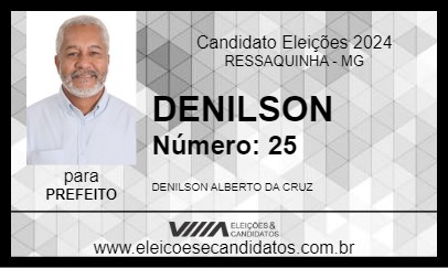 Candidato DENILSON 2024 - RESSAQUINHA - Eleições