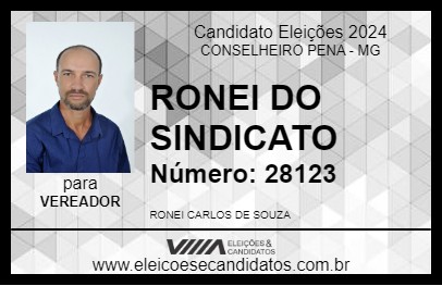 Candidato RONEI DO SINDICATO 2024 - CONSELHEIRO PENA - Eleições