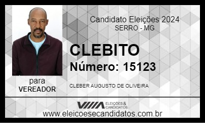 Candidato CLEBITO 2024 - SERRO - Eleições