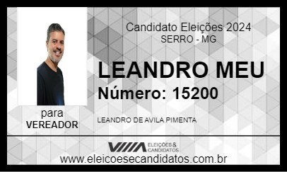 Candidato LEANDRO MEU 2024 - SERRO - Eleições