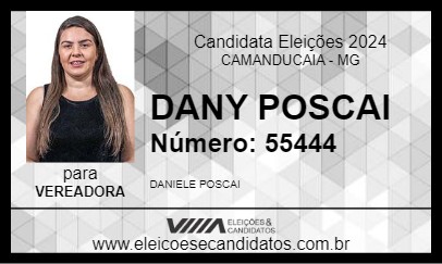 Candidato DANY POSCAI 2024 - CAMANDUCAIA - Eleições