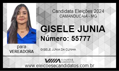 Candidato GISELE JUNIA 2024 - CAMANDUCAIA - Eleições