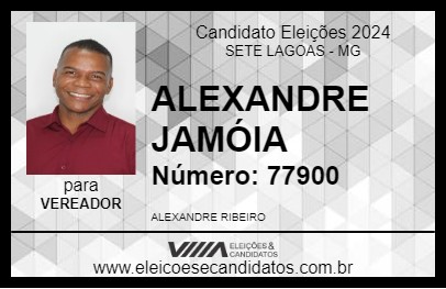 Candidato ALEXANDRE JAMÓIA  2024 - SETE LAGOAS - Eleições