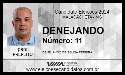 Candidato DENEJANDO 2024 - MALACACHETA - Eleições