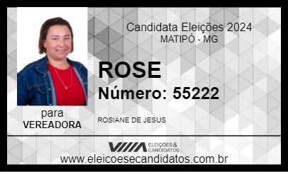 Candidato ROSE 2024 - MATIPÓ - Eleições