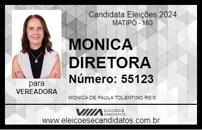 Candidato MONICA DIRETORA 2024 - MATIPÓ - Eleições