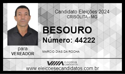 Candidato BESOURO 2024 - CRISÓLITA - Eleições