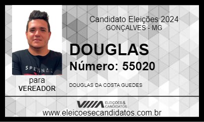 Candidato DOUGLAS 2024 - GONÇALVES - Eleições