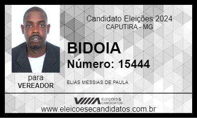 Candidato BIDOIA 2024 - CAPUTIRA - Eleições