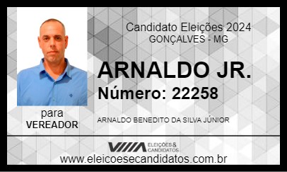 Candidato ARNALDO JR. 2024 - GONÇALVES - Eleições