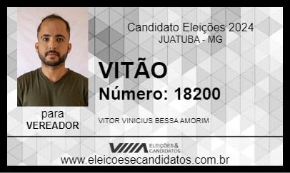 Candidato VITÃO 2024 - JUATUBA - Eleições