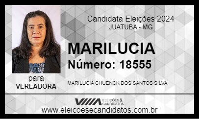 Candidato MARILUCIA 2024 - JUATUBA - Eleições