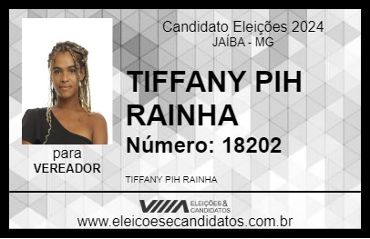 Candidato TIFFANY PIH RAINHA 2024 - JAÍBA - Eleições