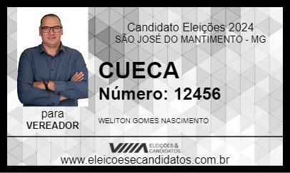 Candidato CUECA 2024 - SÃO JOSÉ DO MANTIMENTO - Eleições