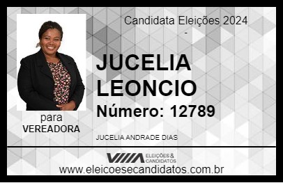 Candidato JUCELIA LEÔNCIO 2024 - SÃO JOSÉ DO MANTIMENTO - Eleições