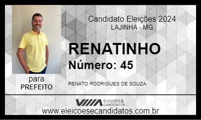 Candidato RENATINHO 2024 - LAJINHA - Eleições